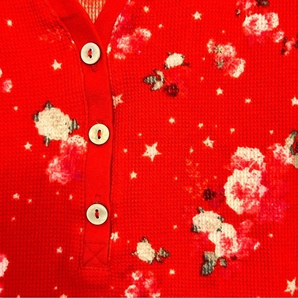 Victoria’s Secret 2 Piece Thermo Pajama Set Floral Print Women Size Large - Picture 10 of 11